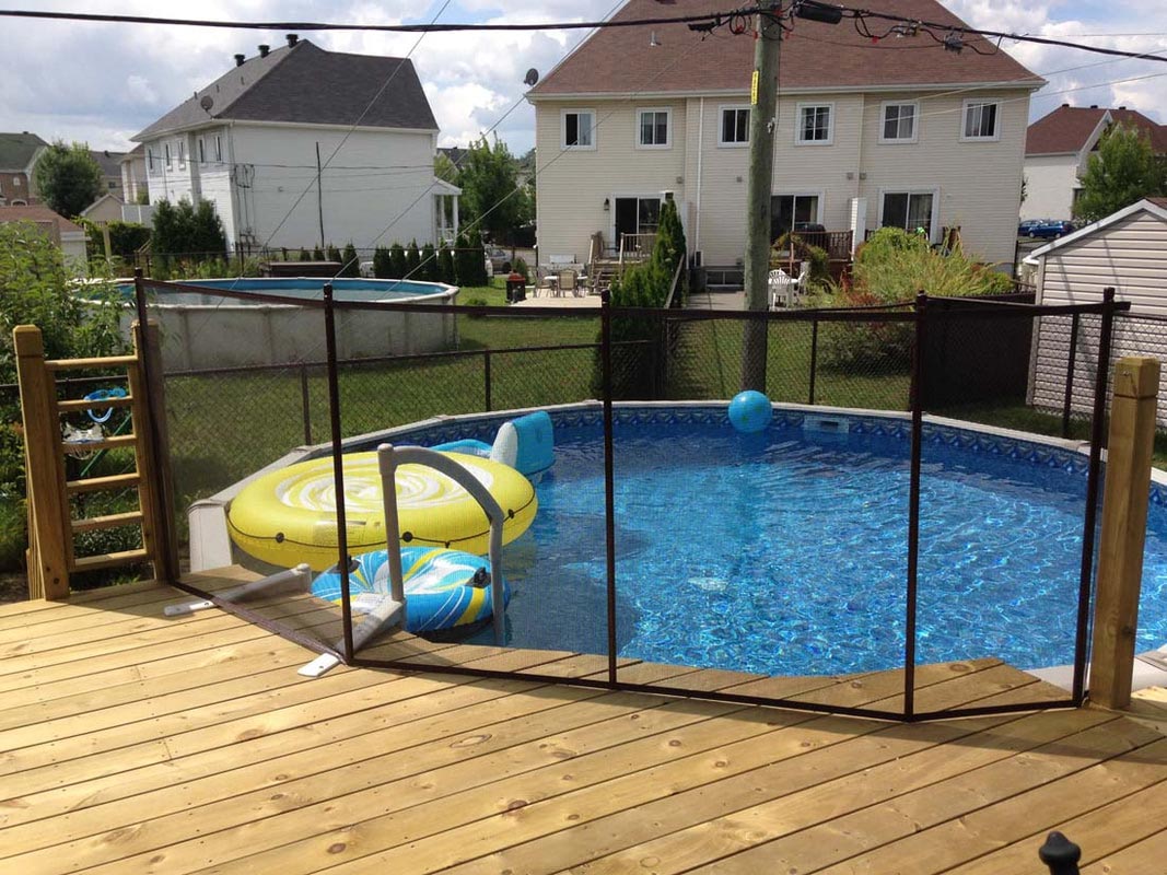 Clôture amovible pour piscine hors-terre - Clôture Piscine Enfant