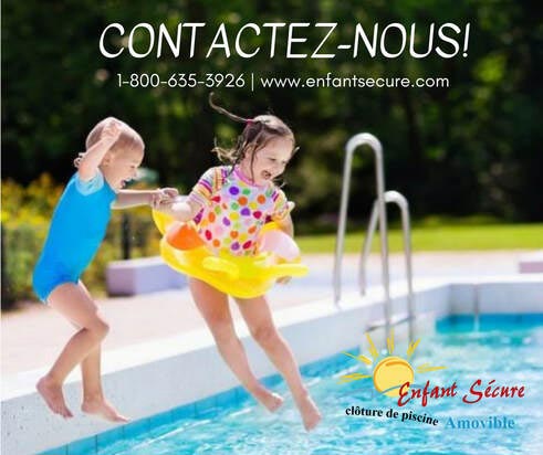 Clôture pour piscine creusée | Clôture Enfant Sécure | Spécialisé en clôture pour piscine | clôture sécuritaire pour enfants