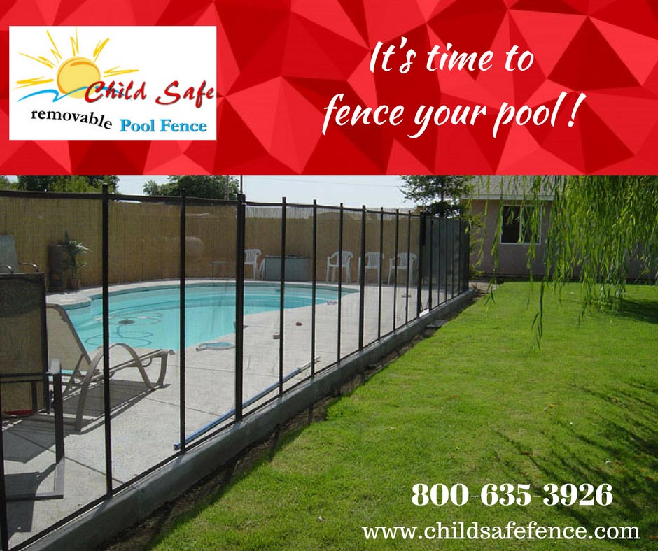 Drowning prevention, pool regulation, protect your pool : Child safe removable pool fence., safety fence, pool enclosures